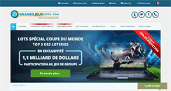 Desktop Screenshot of grandsjeuxlotos.com